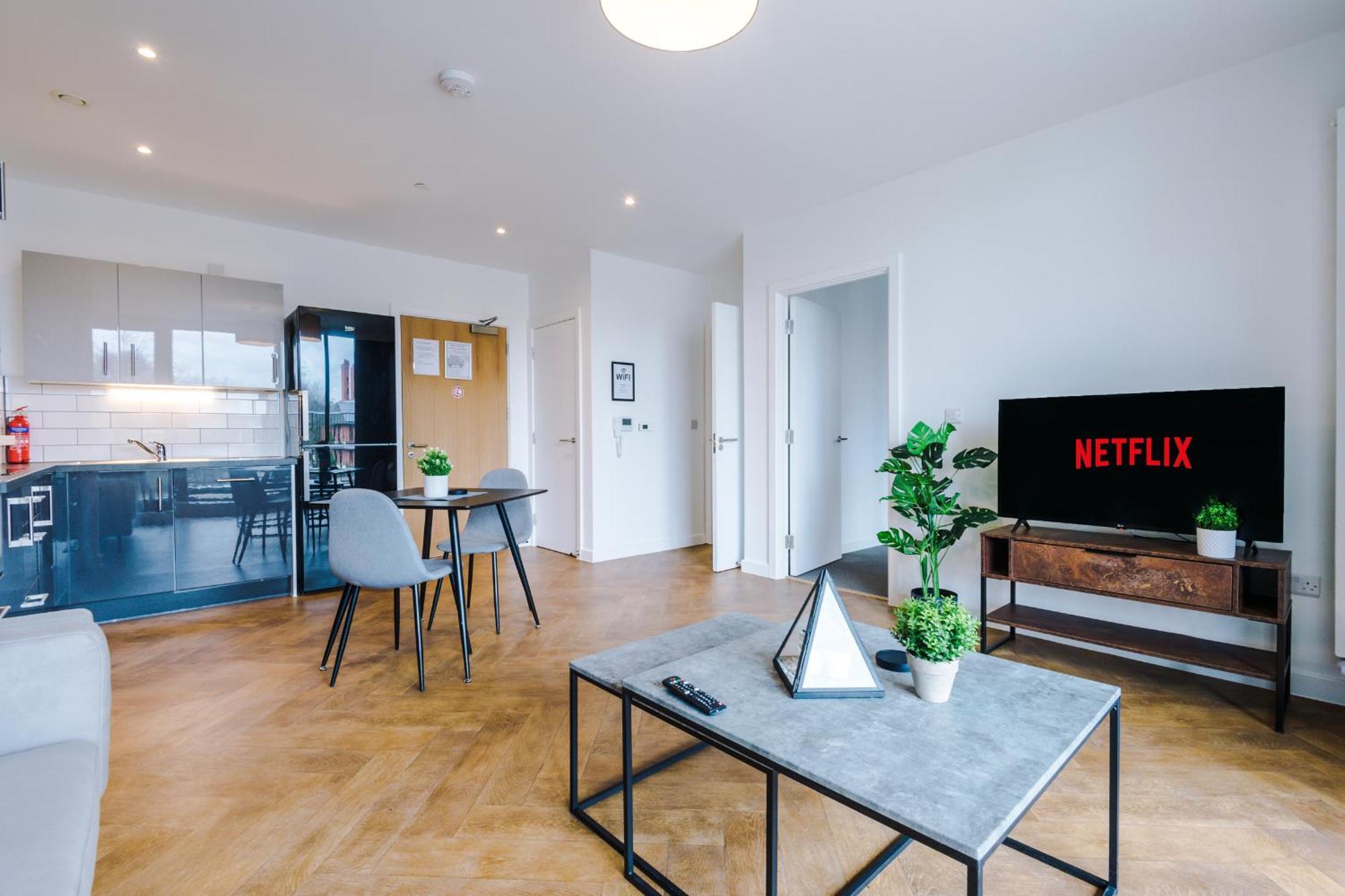 Hilltop Serviced Apartments - Ancoats Manchester Szoba fotó
